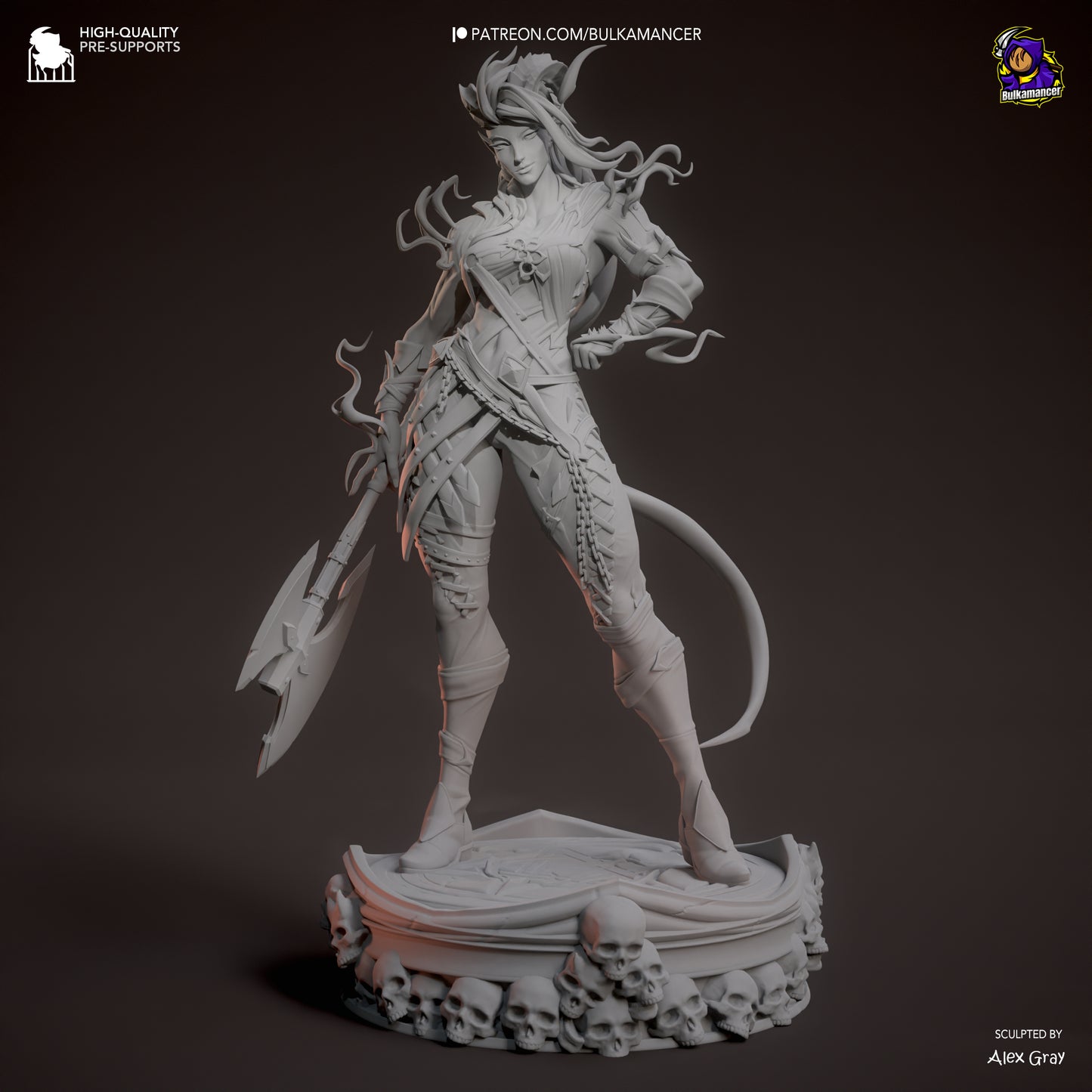 Bulkamancer Sculps Karlach (Stylized) - Baldur's Gate 3
