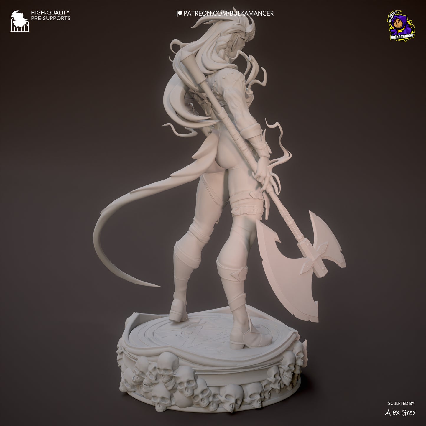 Bulkamancer Sculps Karlach (Stylized) - Baldur's Gate 3