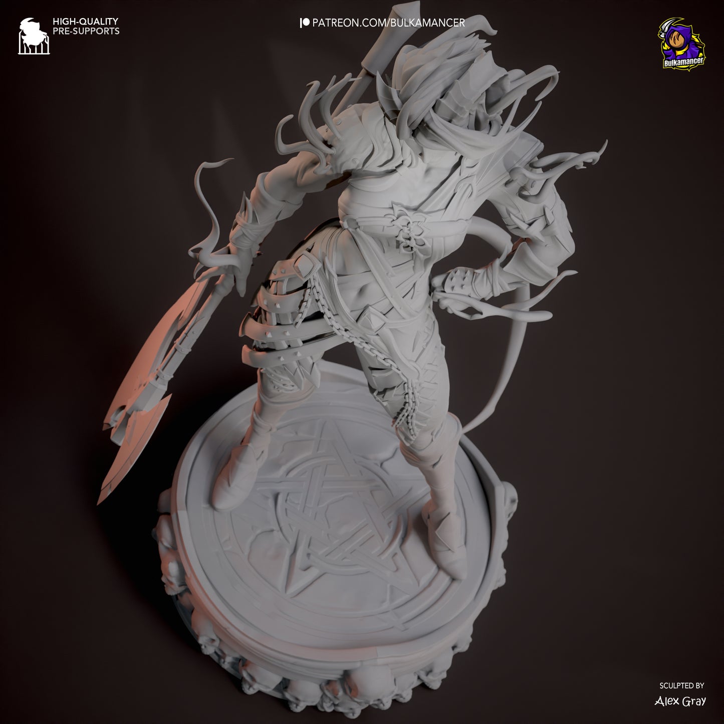 Bulkamancer Sculps Karlach (Stylized) - Baldur's Gate 3