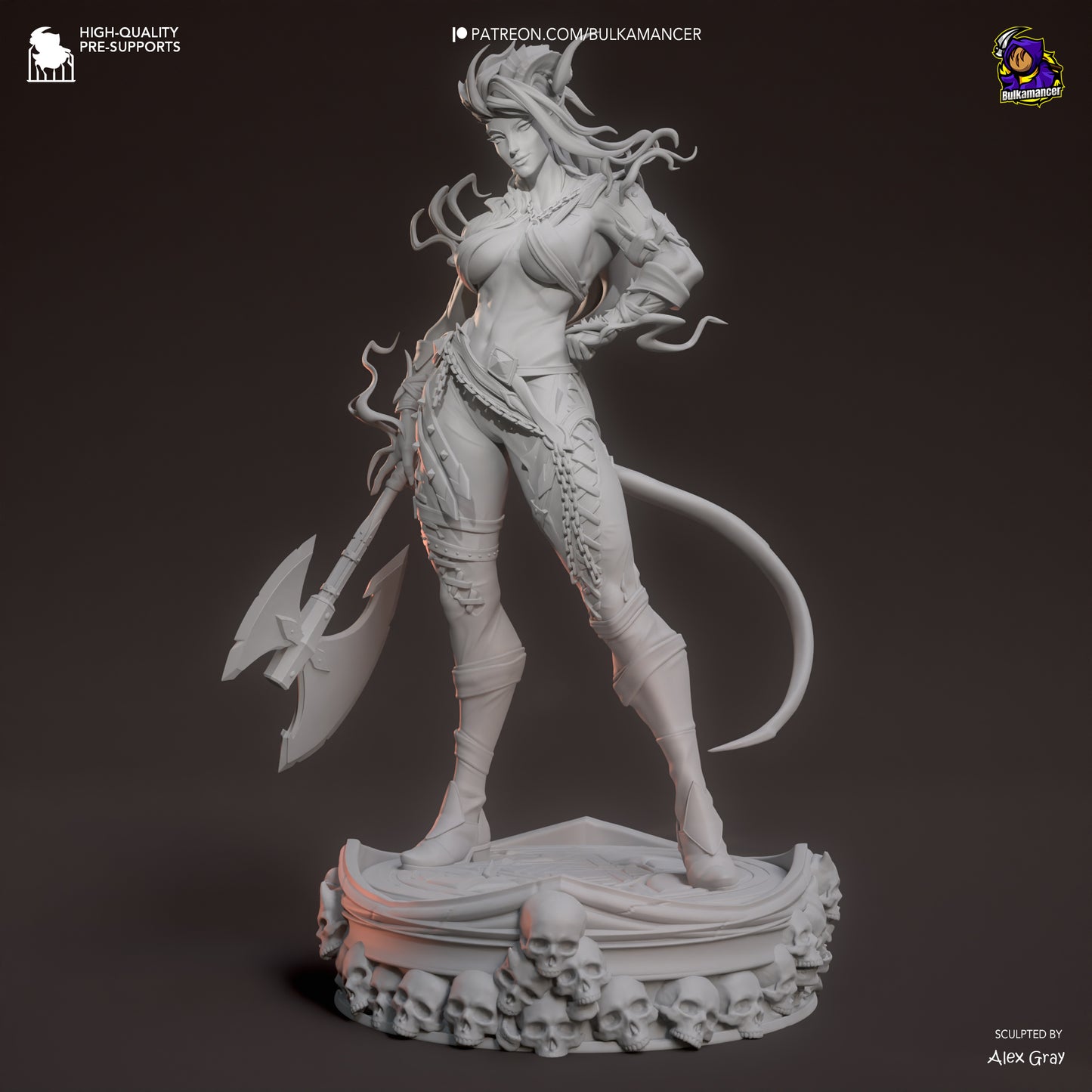 Bulkamancer Sculps Karlach (Stylized) - Baldur's Gate 3