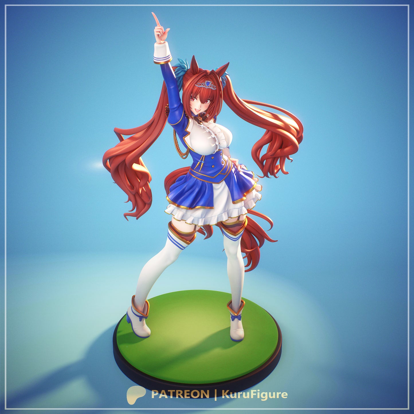 Kuru Figures Daiwa Scarlet - Umamusume