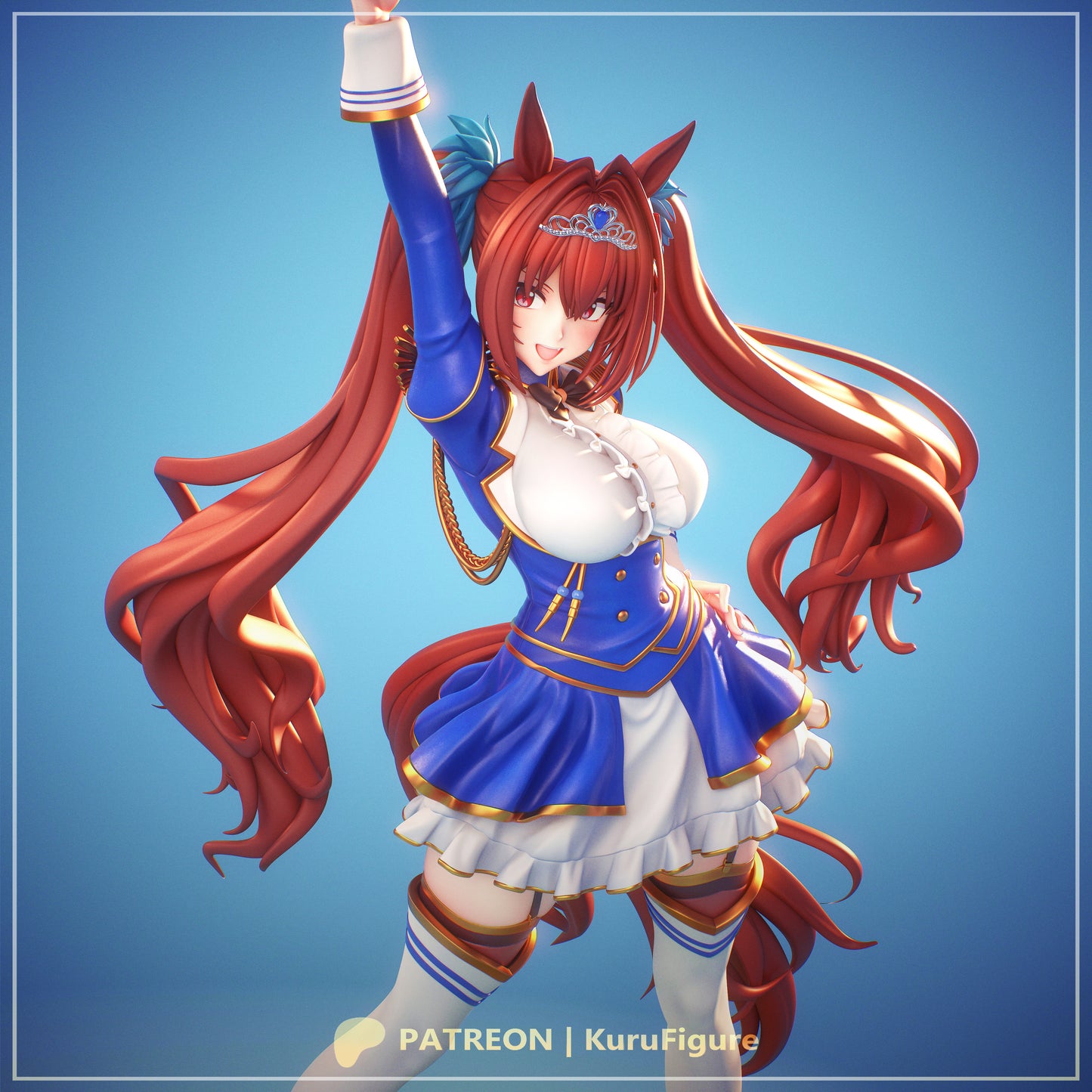 Kuru Figures Daiwa Scarlet - Umamusume