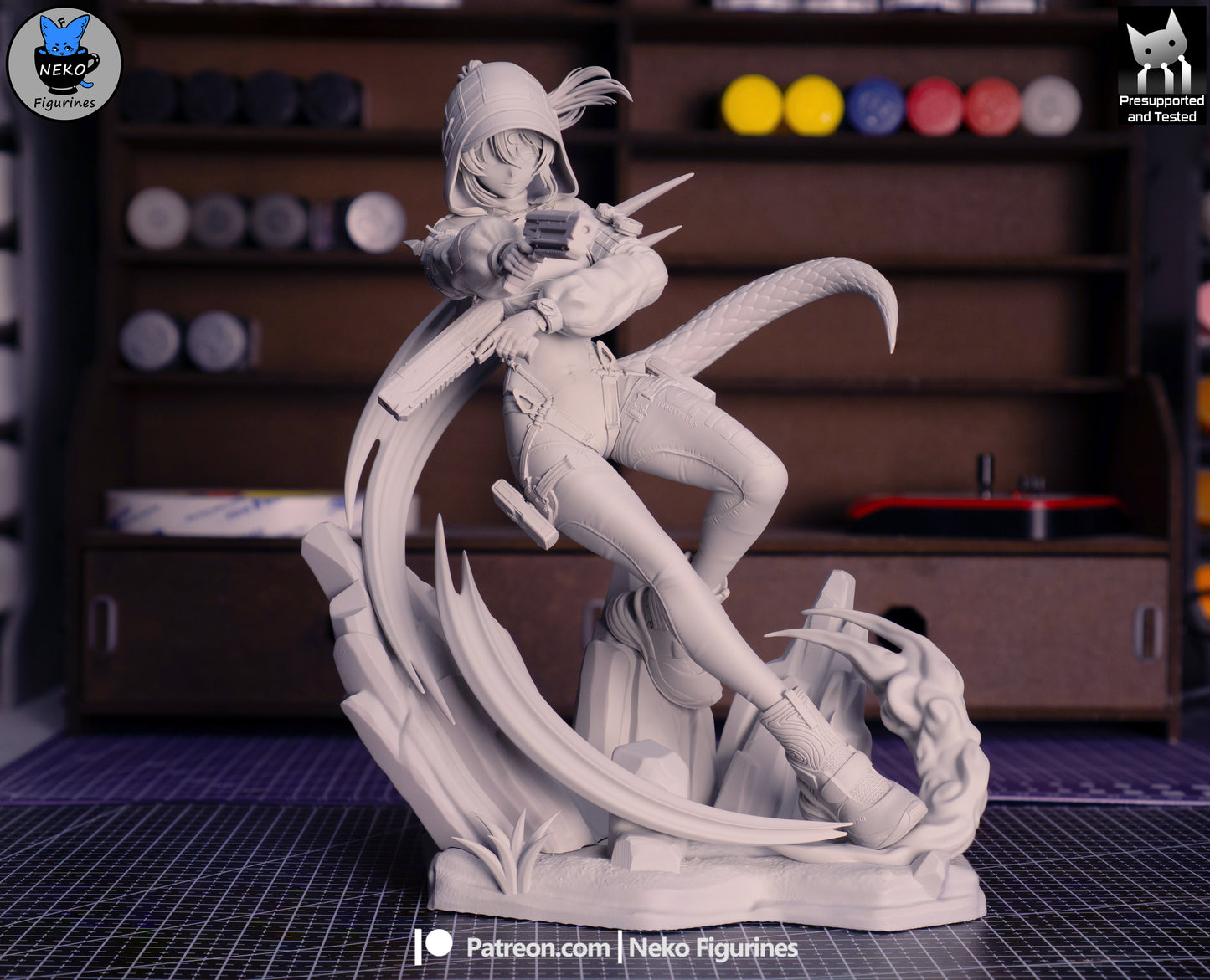 Neko Figurines Fluorite - Arknights Enfield