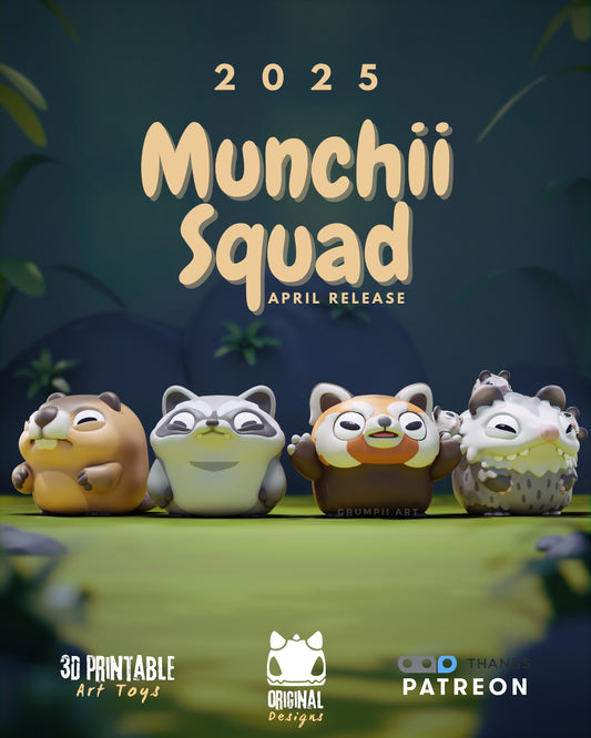 Grumpii Art Toy - Munchii Squad