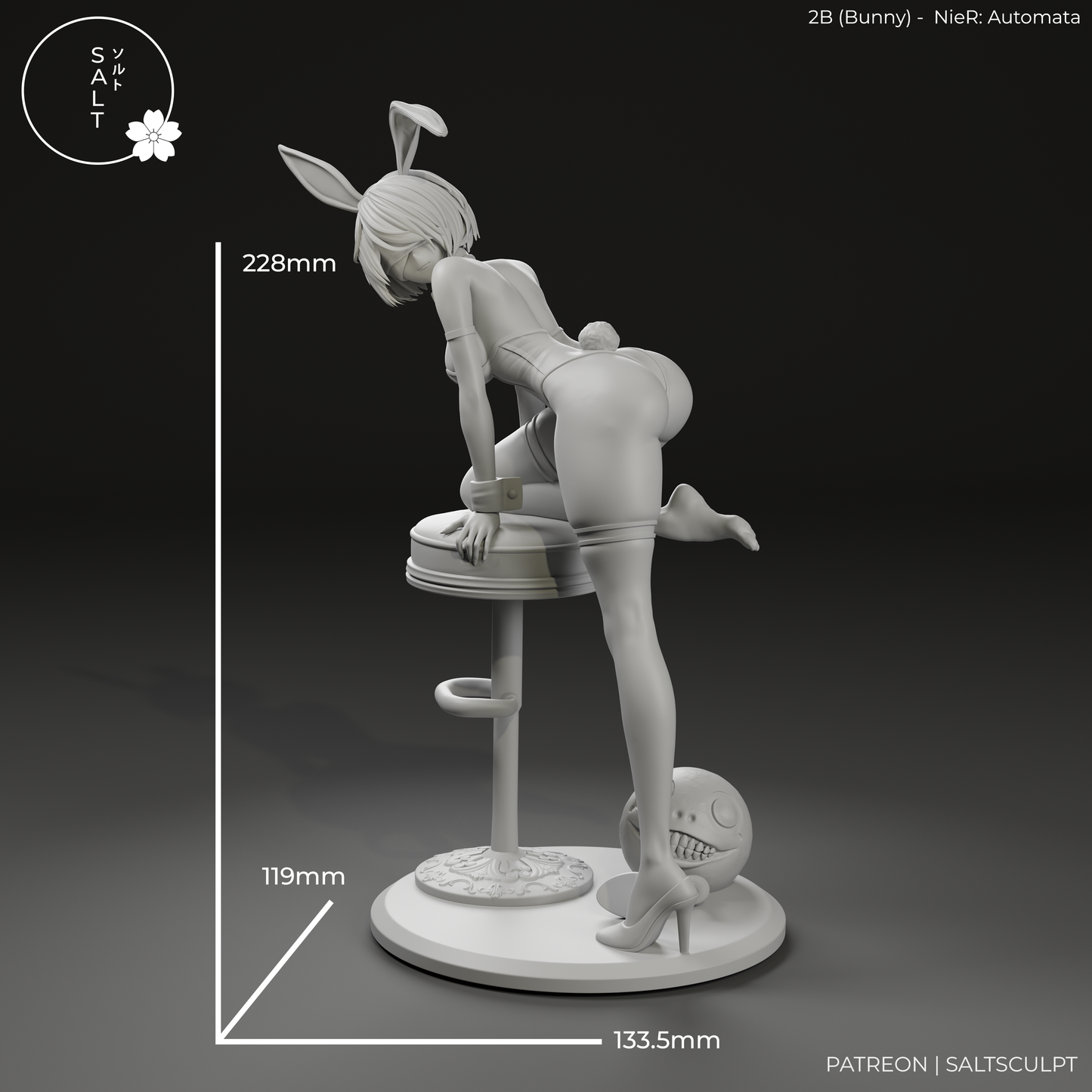 SaltSculpt 2B(Bunny)