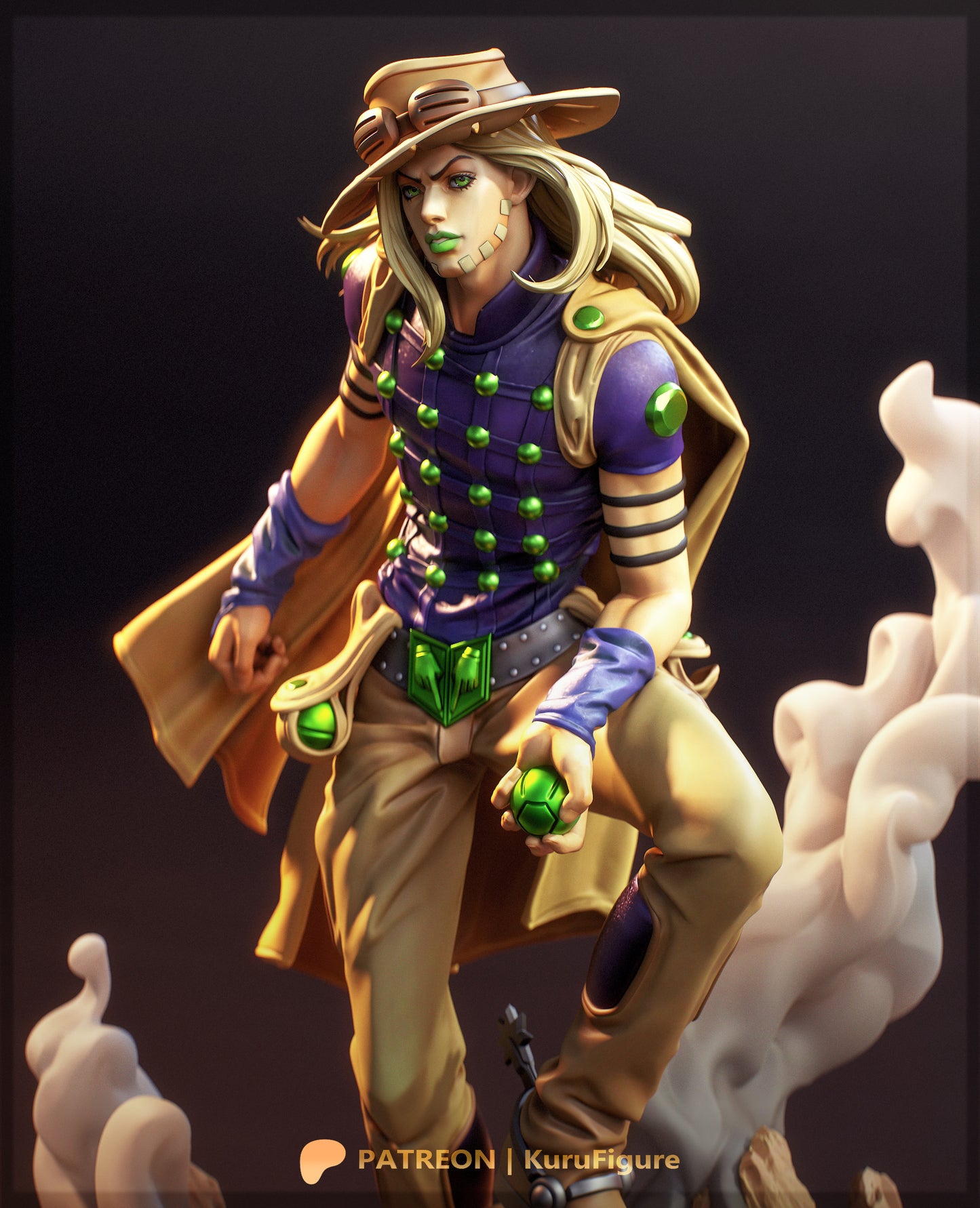 Kuru Figures Gyro Zeppeli - Steel Ball Run