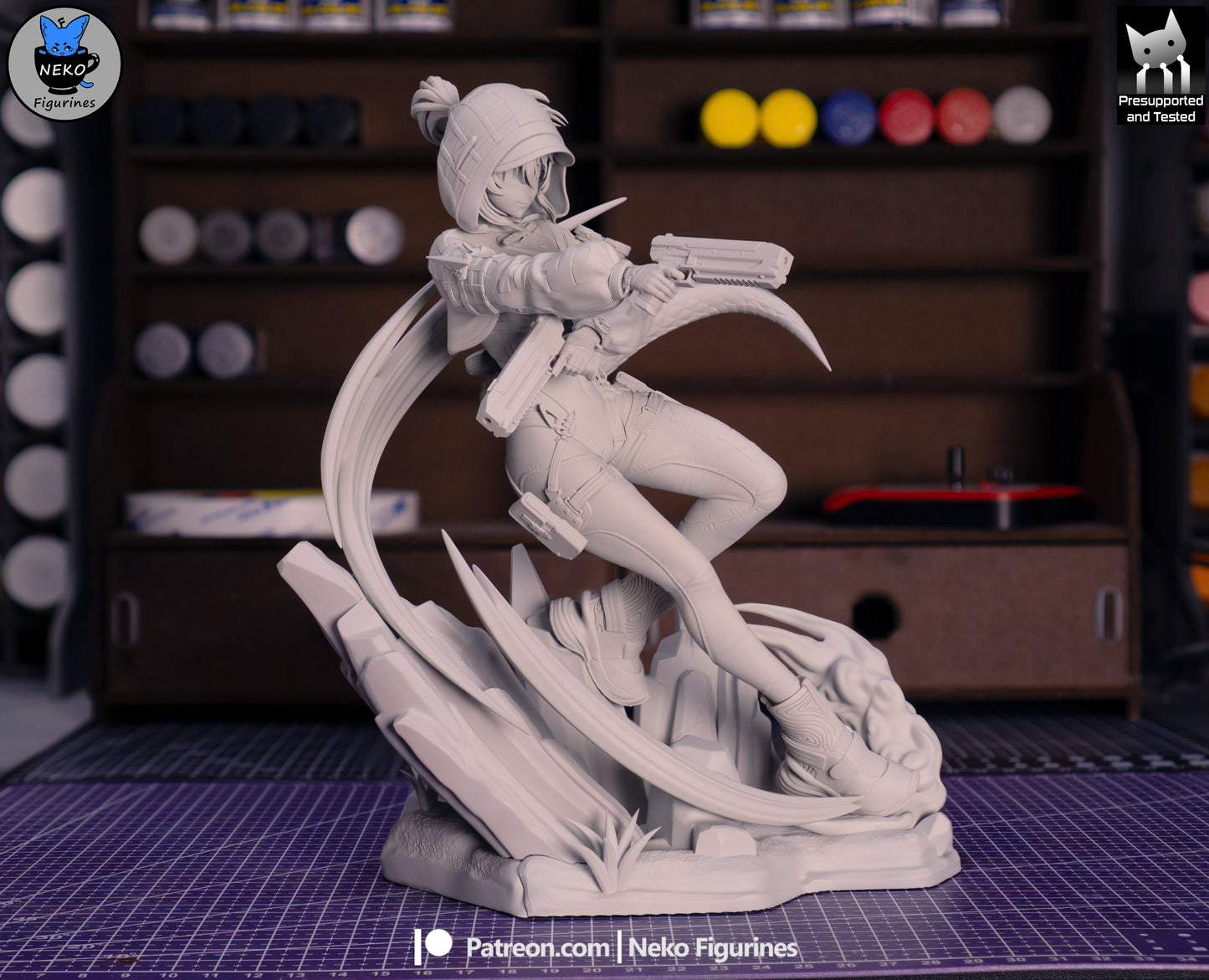 Neko Figurines Fluorite - Arknights Enfield