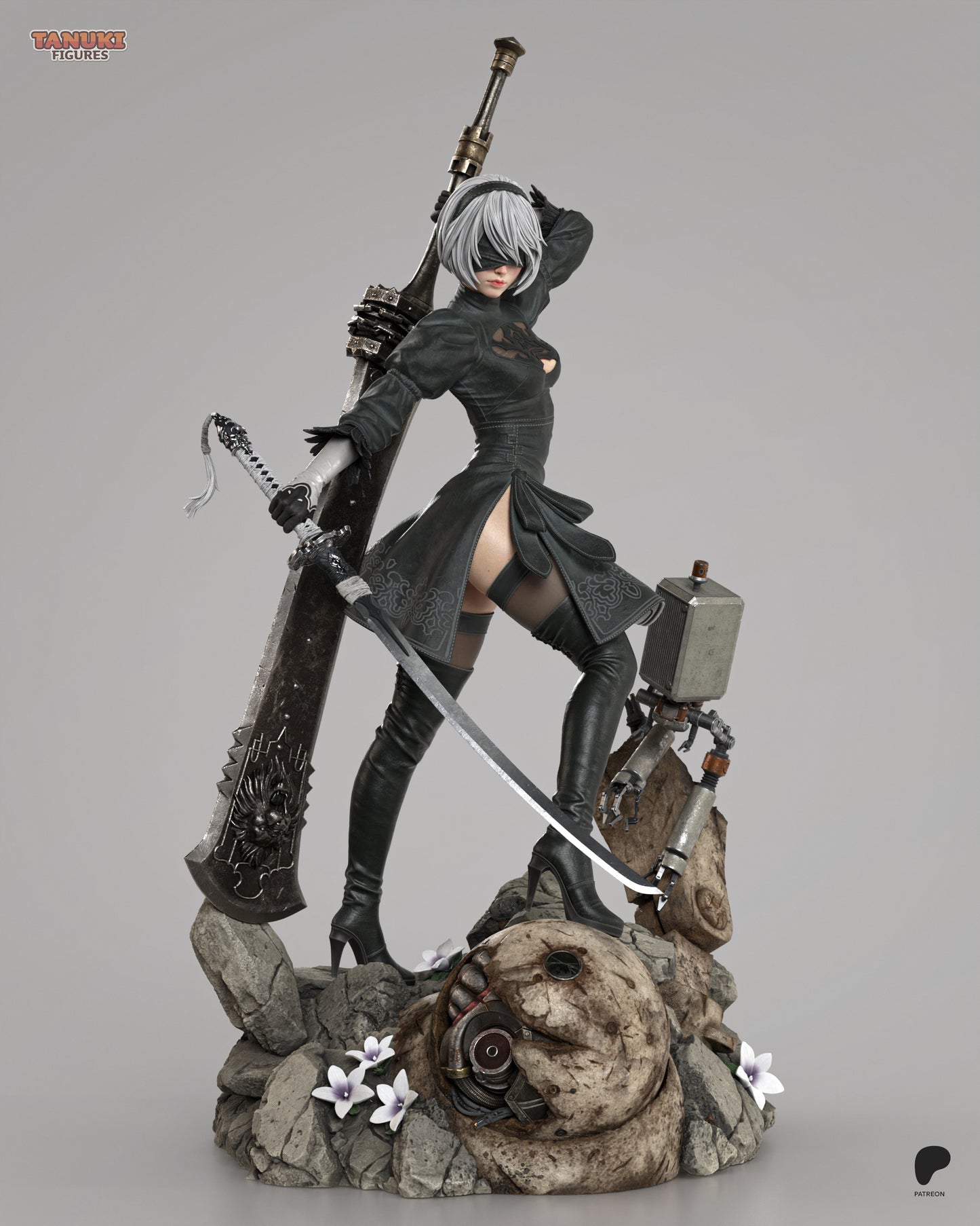 Tanuki Figures 2B - NieR Automata