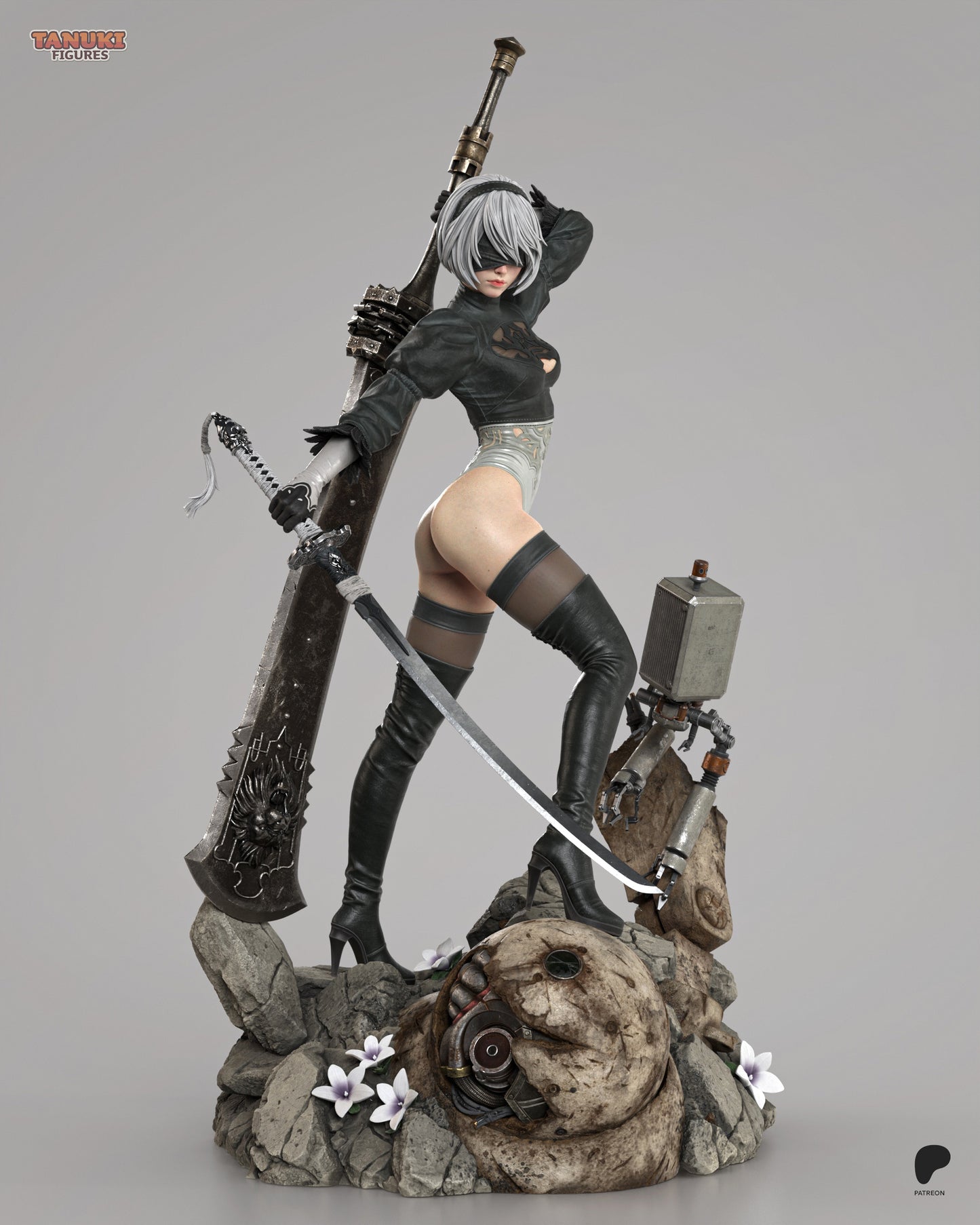 Tanuki Figures 2B - NieR Automata