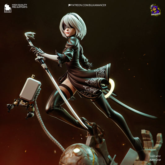 Bulkamancer Sculps 2B - NieR Automata