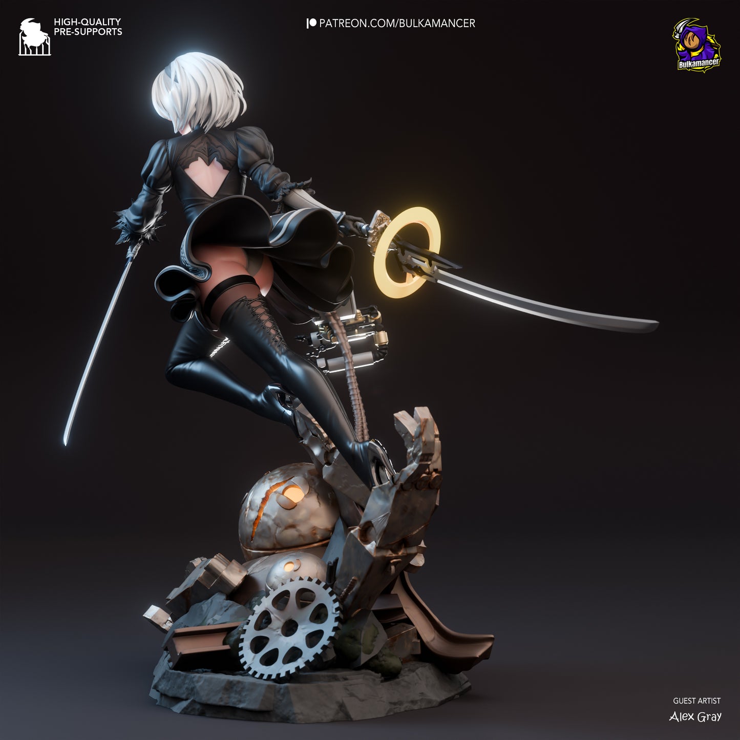 Bulkamancer Sculps 2B - NieR Automata