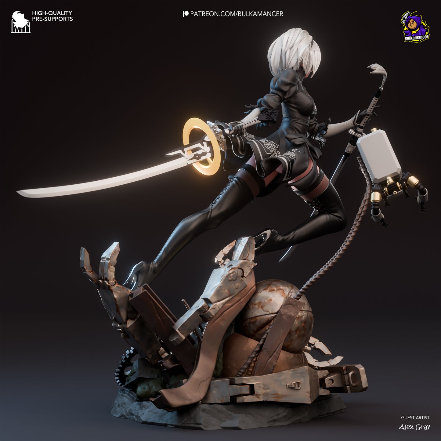 Bulkamancer Sculps 2B - NieR Automata
