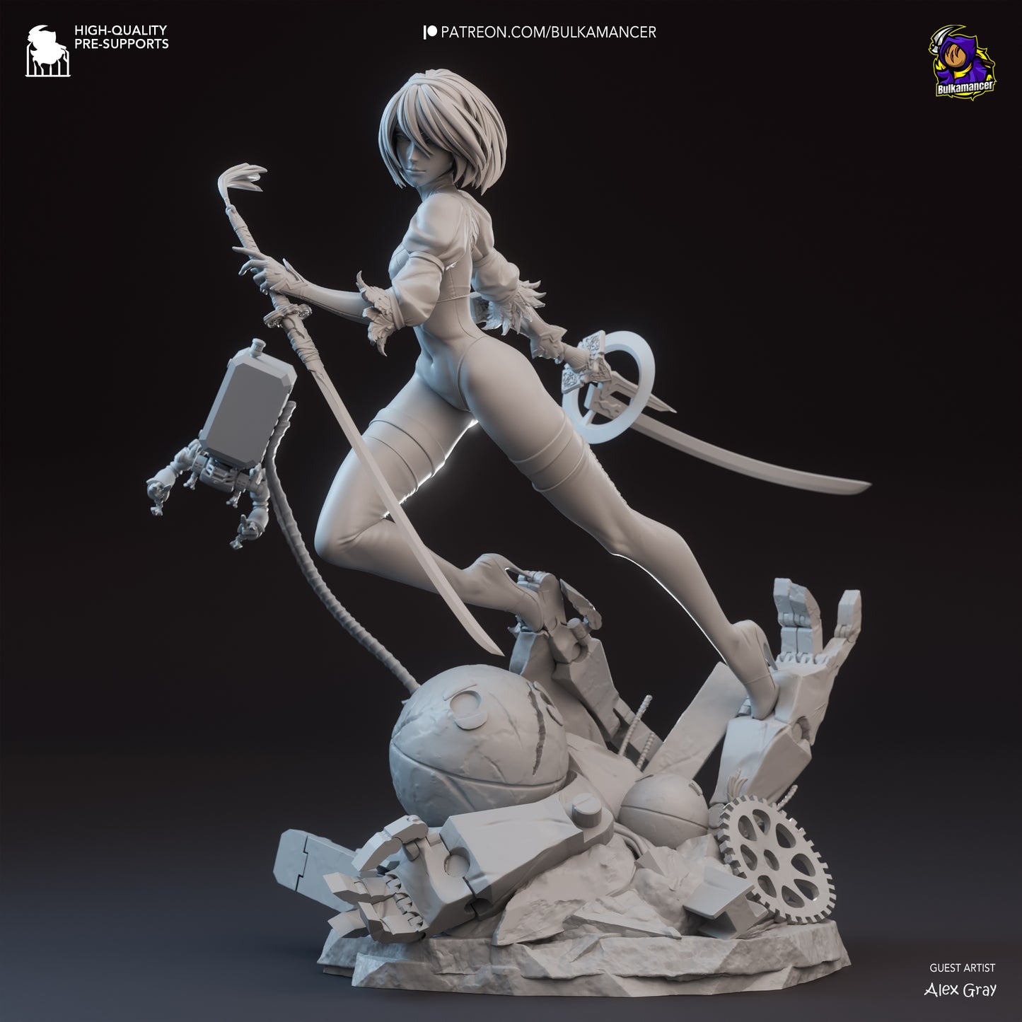 Bulkamancer Sculps 2B - NieR Automata