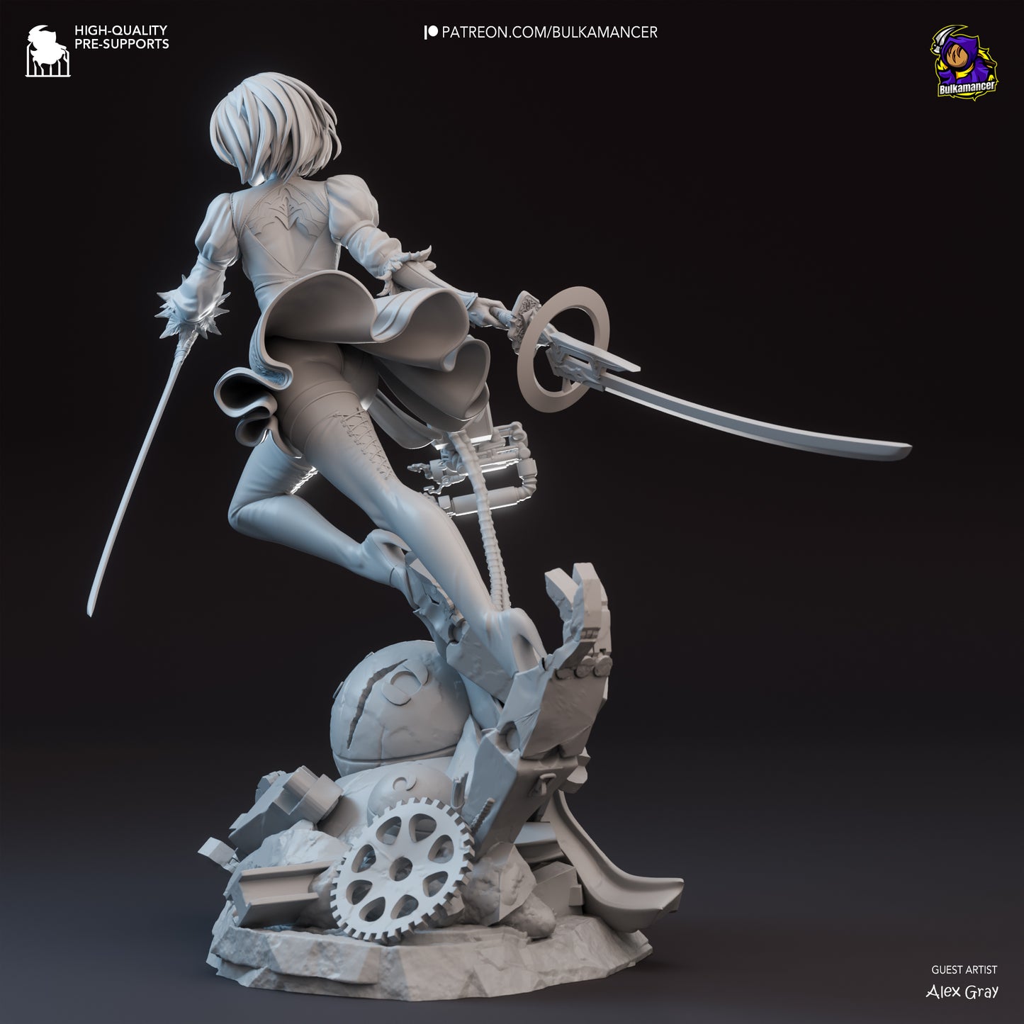 Bulkamancer Sculps 2B - NieR Automata