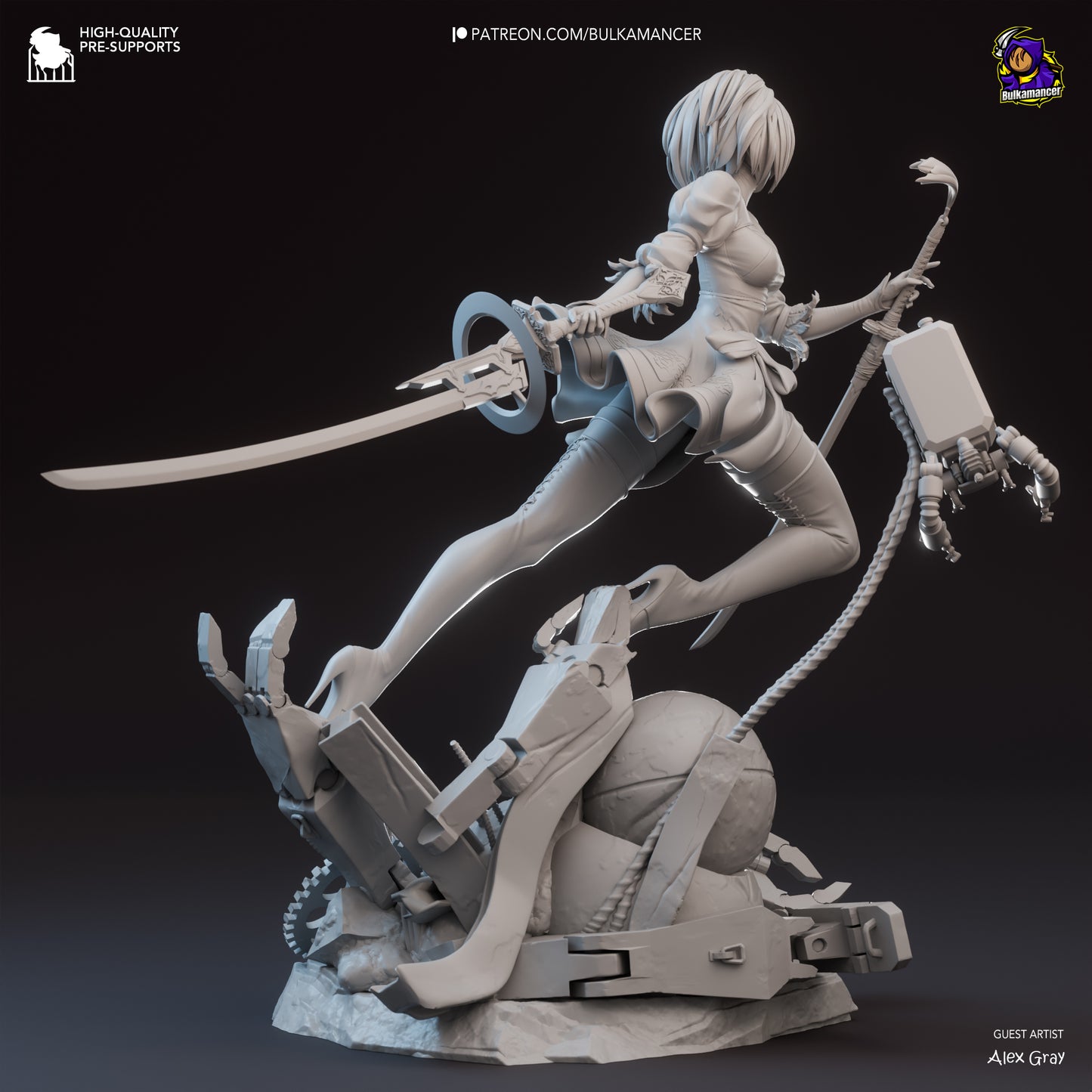 Bulkamancer Sculps 2B - NieR Automata