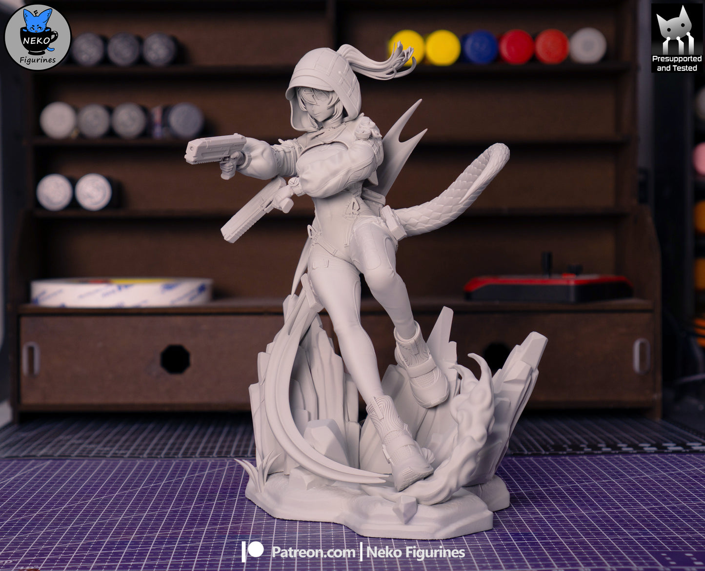 Neko Figurines Fluorite - Arknights Enfield