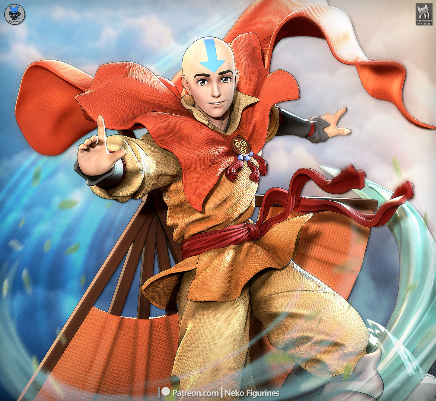 Neko Figurines Aang - Avatar The Last Airbender