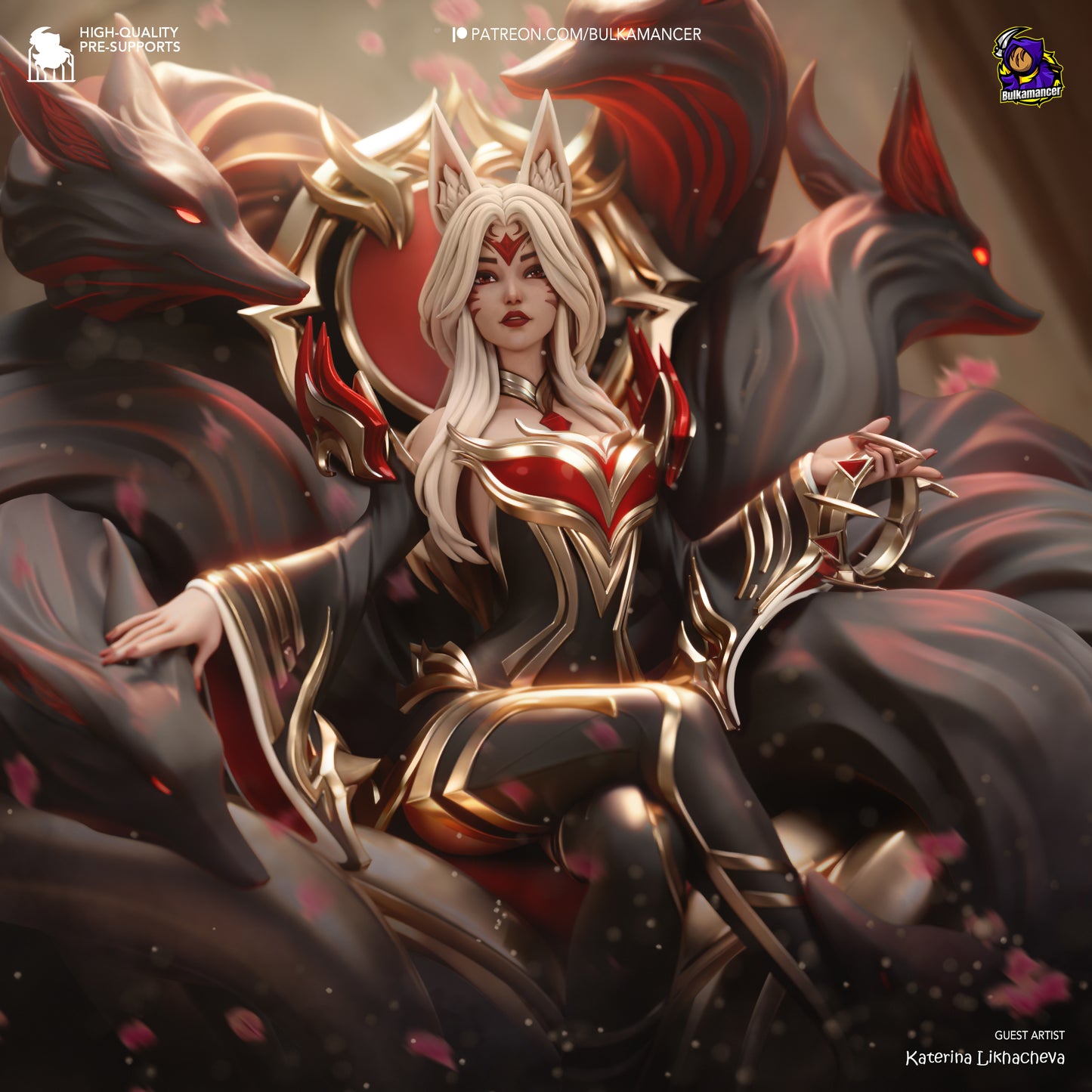 Bulkamancer Sculps Ahri - Immortalized Legend - League of Legends