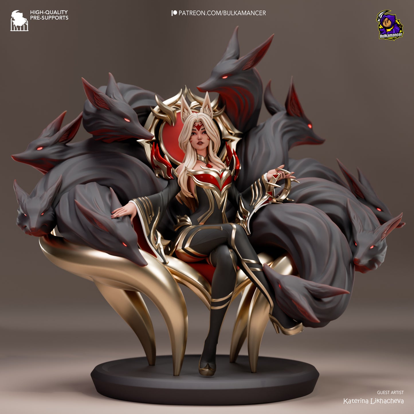 Bulkamancer Sculps Ahri - Immortalized Legend - League of Legends
