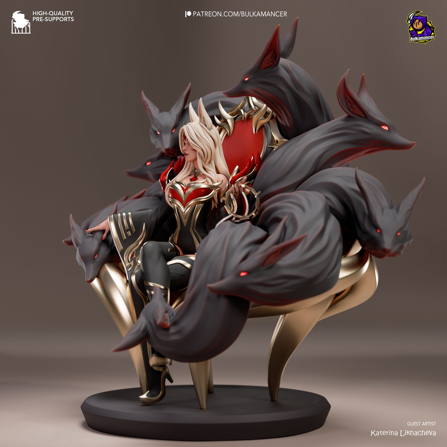 Bulkamancer Sculps Ahri - Immortalized Legend - League of Legends