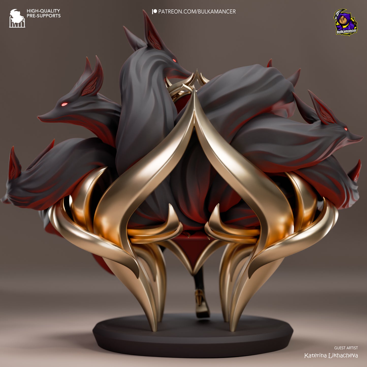 Bulkamancer Sculps Ahri - Immortalized Legend - League of Legends