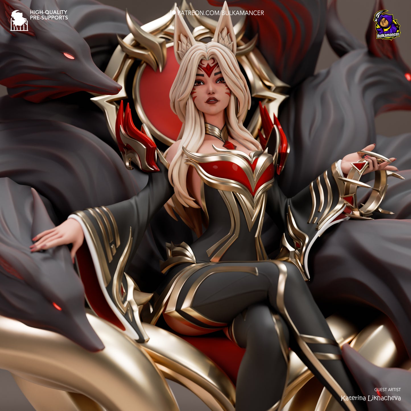 Bulkamancer Sculps Ahri - Immortalized Legend - League of Legends