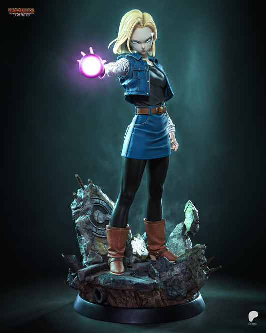 Tanuki Figures Android 18 - Dragon Ball