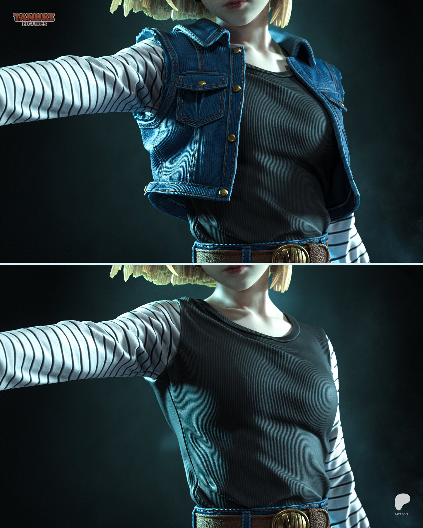 Tanuki Figures Android 18 - Dragon Ball