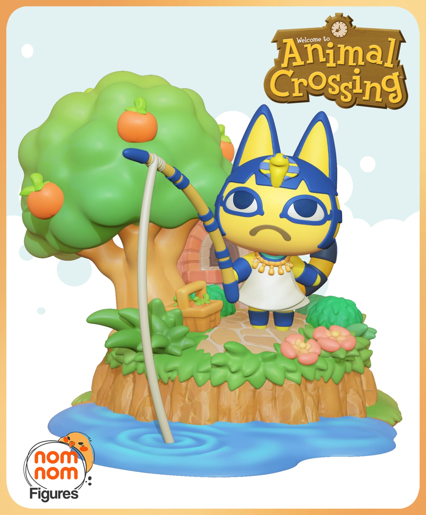 Nomnom Figures Chibi Ankha - Animal Crossing