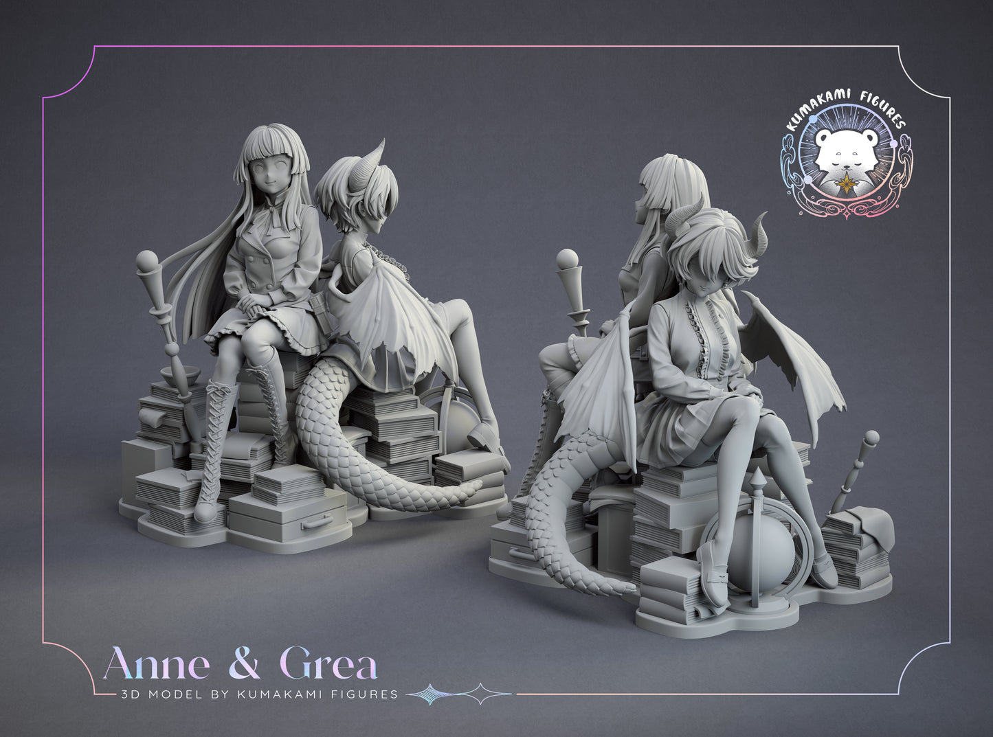 Anne and Grea Diorama - Granblue Fantasy / Shadowverse