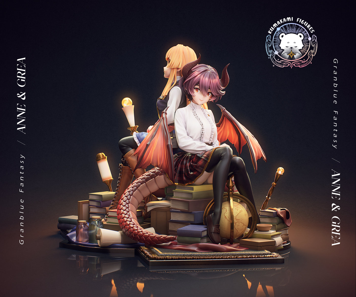Anne and Grea Diorama - Granblue Fantasy / Shadowverse