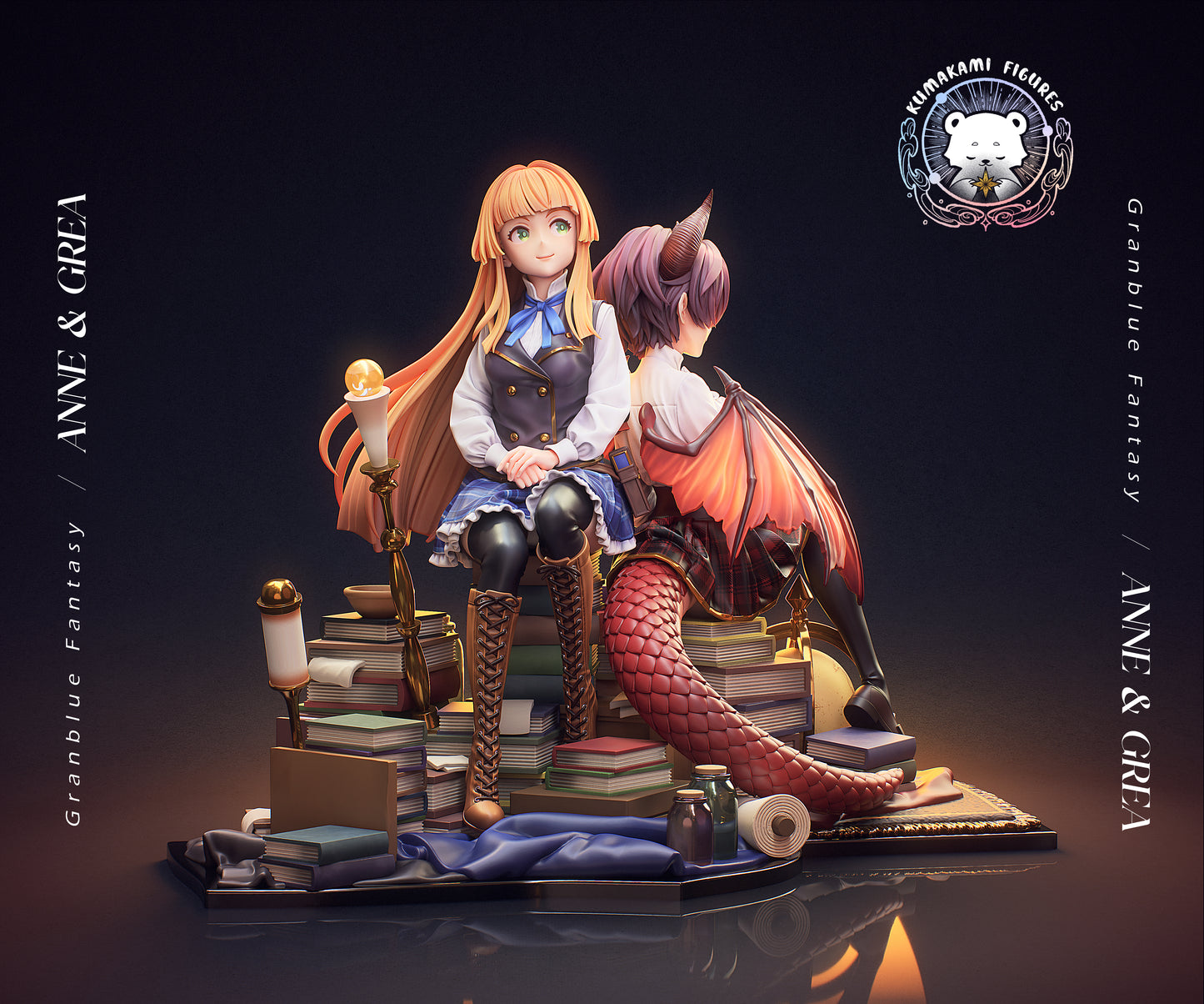Anne and Grea Diorama - Granblue Fantasy / Shadowverse