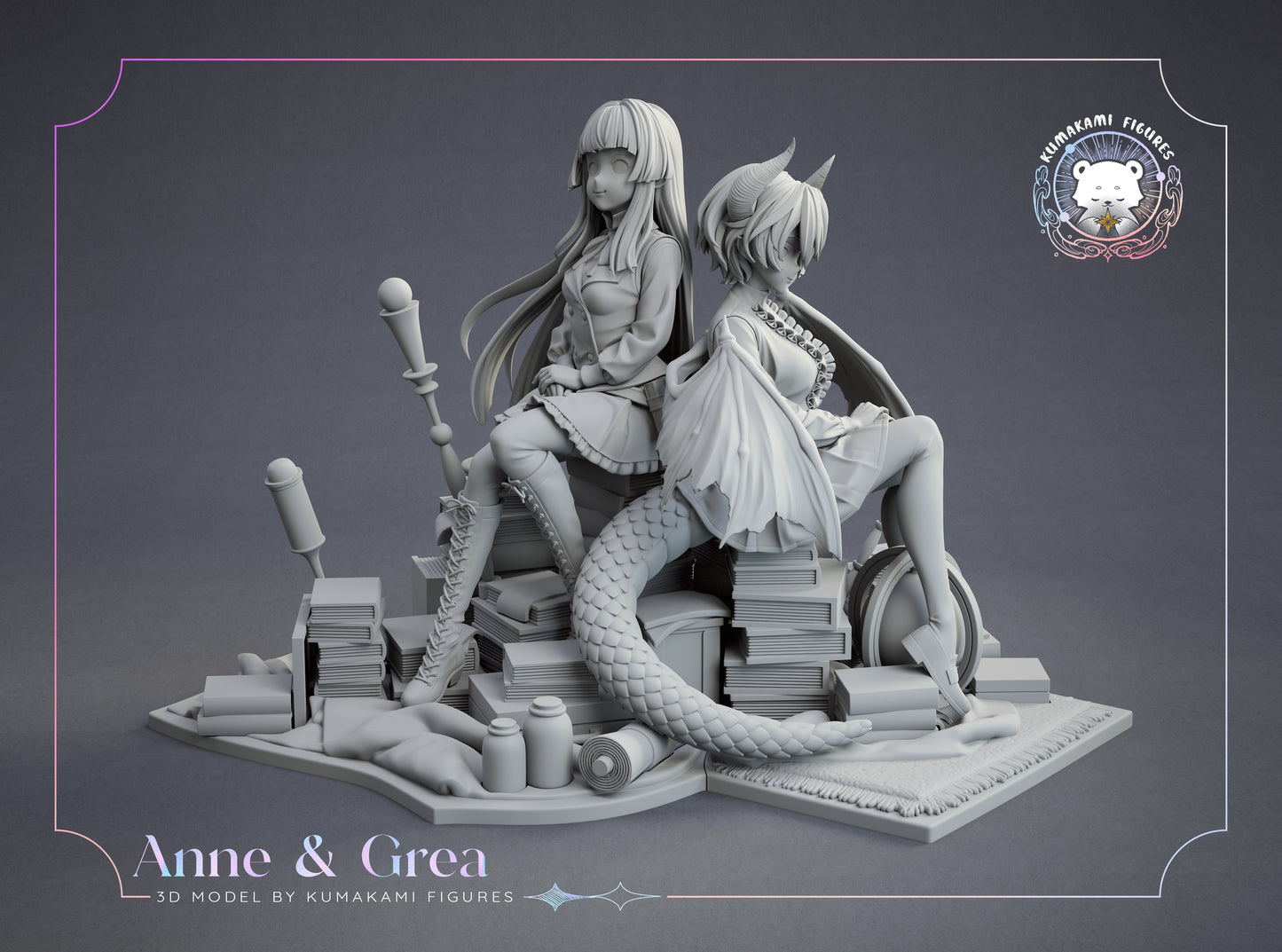 Anne and Grea Diorama - Granblue Fantasy / Shadowverse