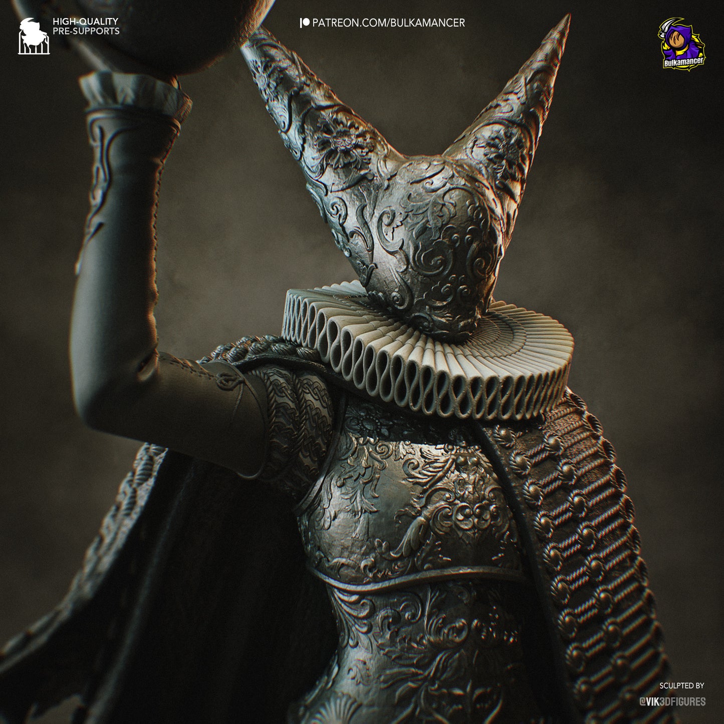 Bulkamancer Sculps Artillery Witch - Trench Crusade