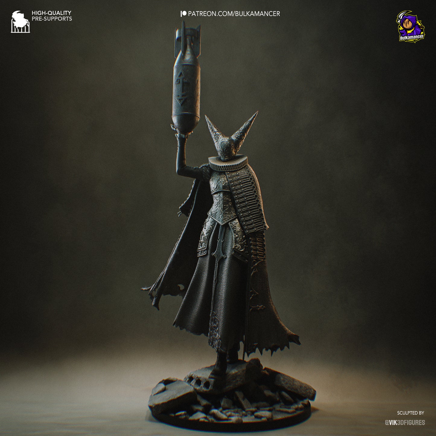 Bulkamancer Sculps Artillery Witch - Trench Crusade