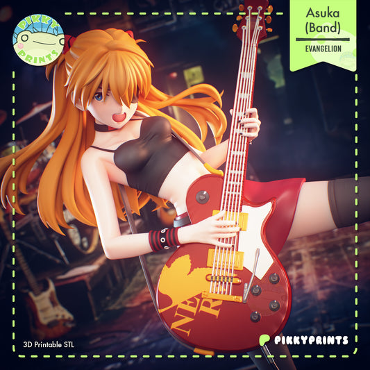 Pikky Prints Asuka(Band) - Evangelion
