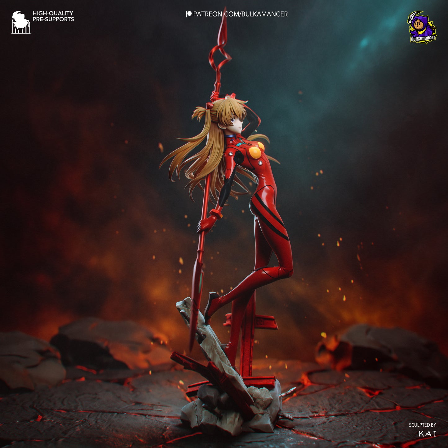 Bulkamancer Sculps Asuka - Neon Genesis Evangelion