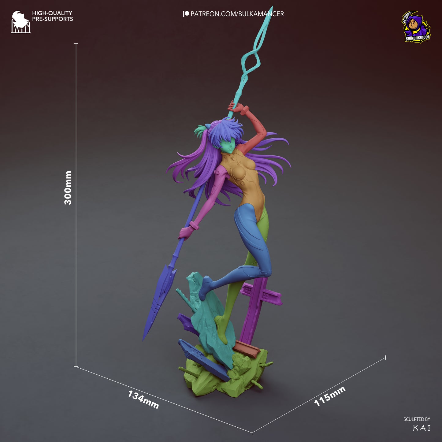 Bulkamancer Sculps Asuka - Neon Genesis Evangelion
