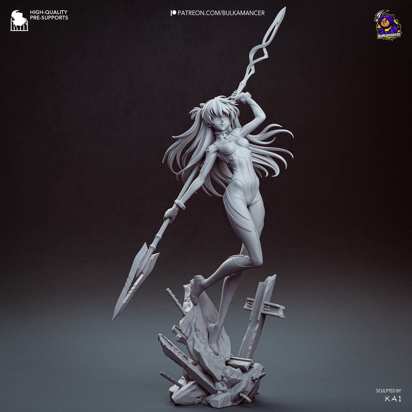 Bulkamancer Sculps Asuka - Neon Genesis Evangelion