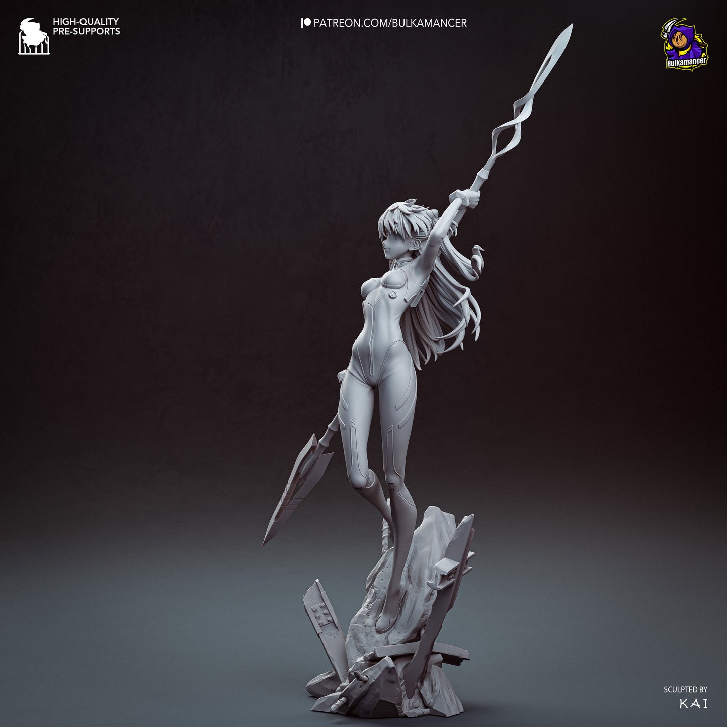 Bulkamancer Sculps Asuka - Neon Genesis Evangelion