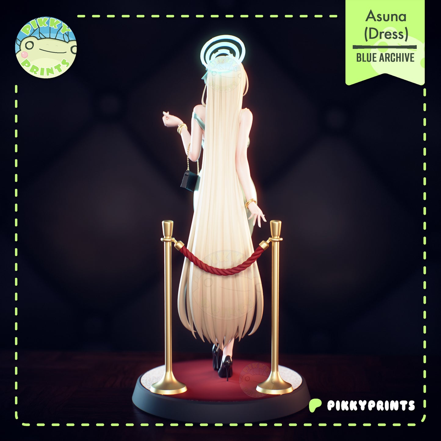 Pikky Prints Dress Asuna - Blue Archive