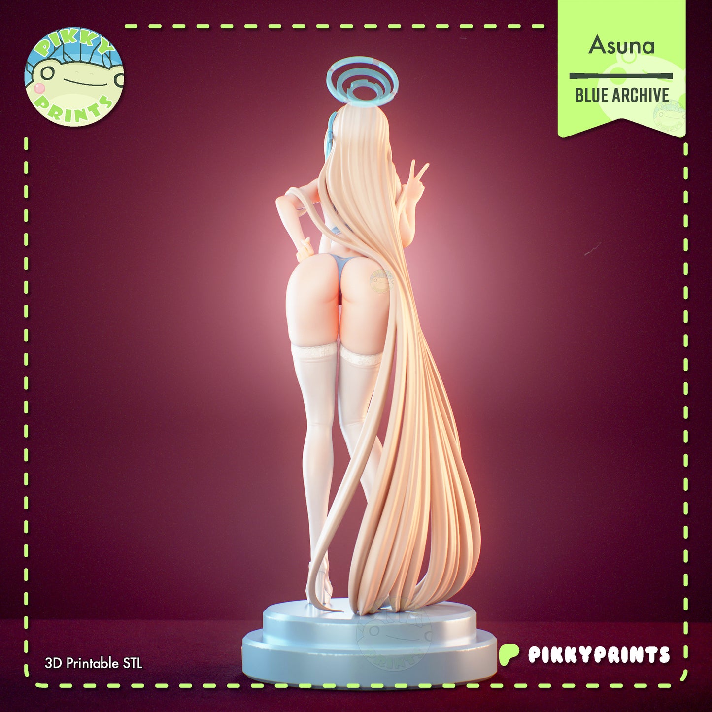 Pikky Prints Asuna - Blue Archive