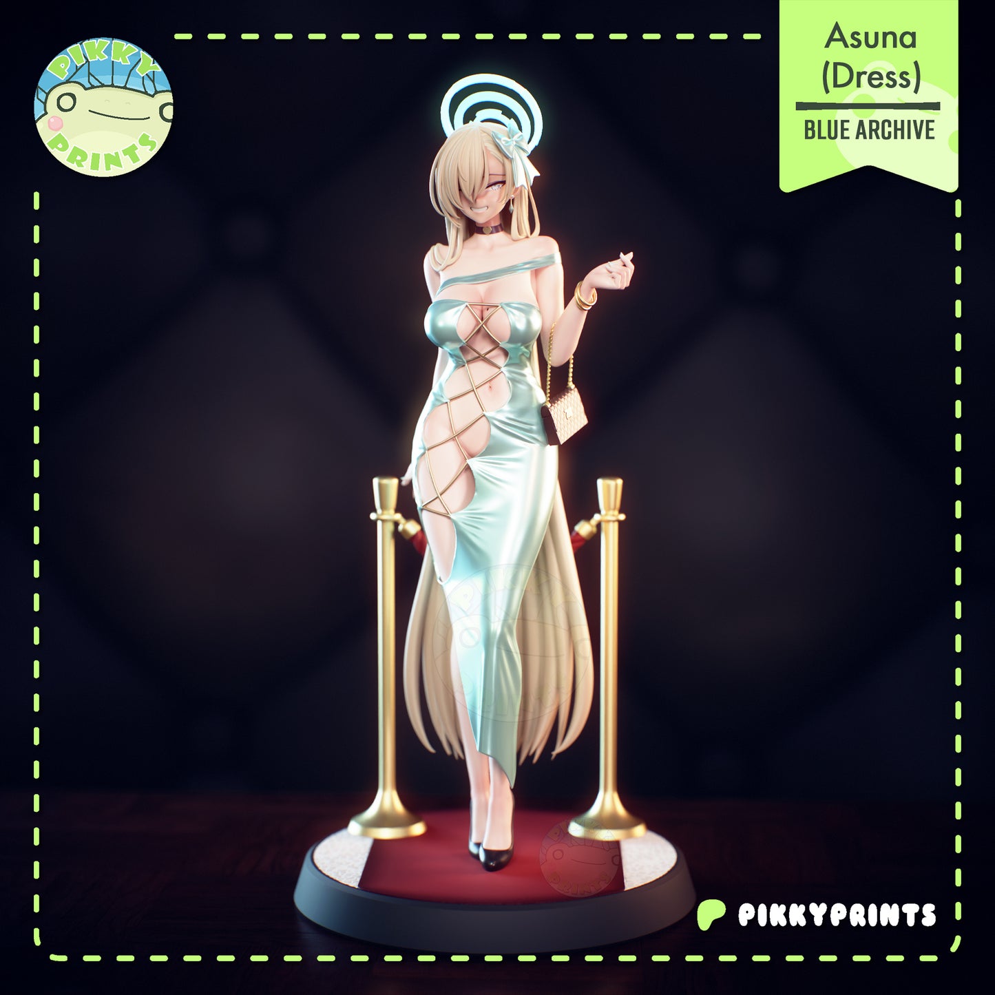Pikky Prints Dress Asuna - Blue Archive