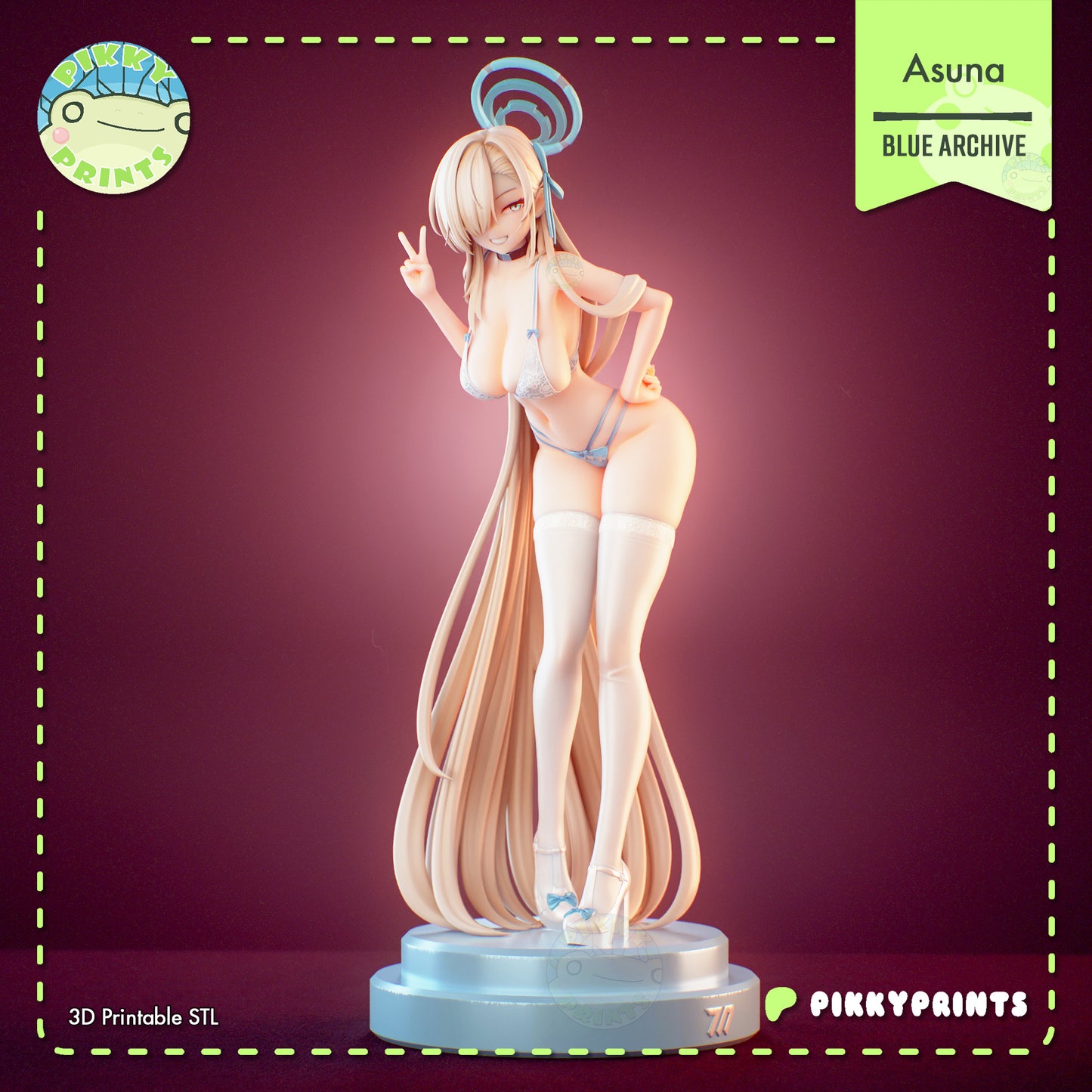 Pikky Prints Asuna - Blue Archive