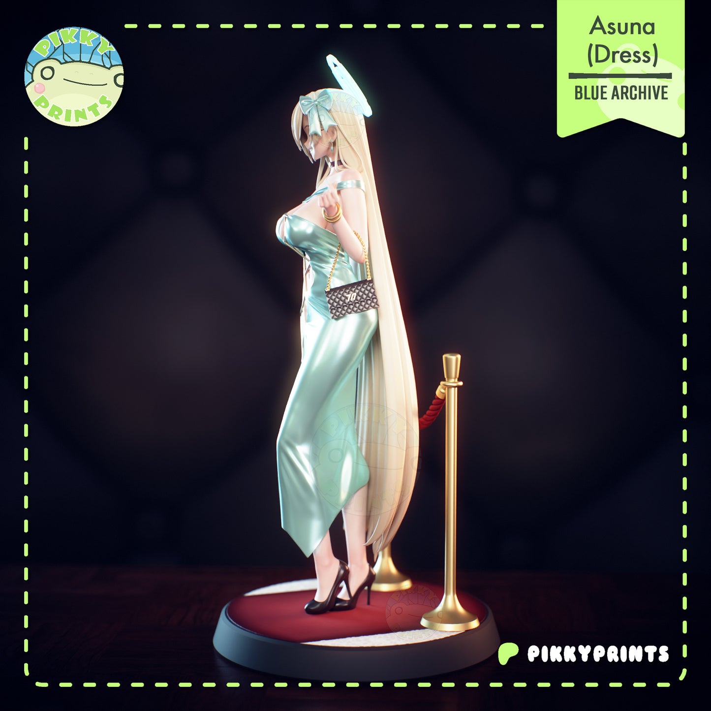 Pikky Prints Dress Asuna - Blue Archive