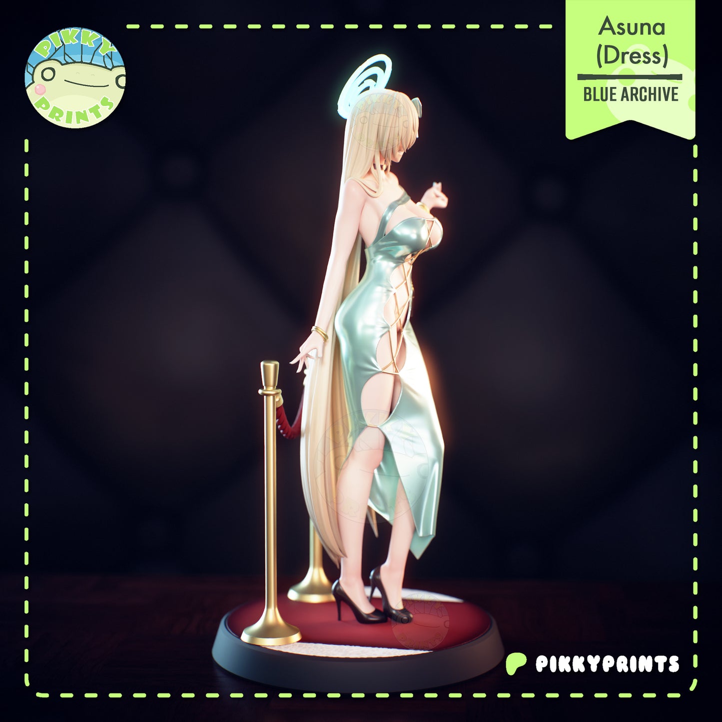 Pikky Prints Dress Asuna - Blue Archive