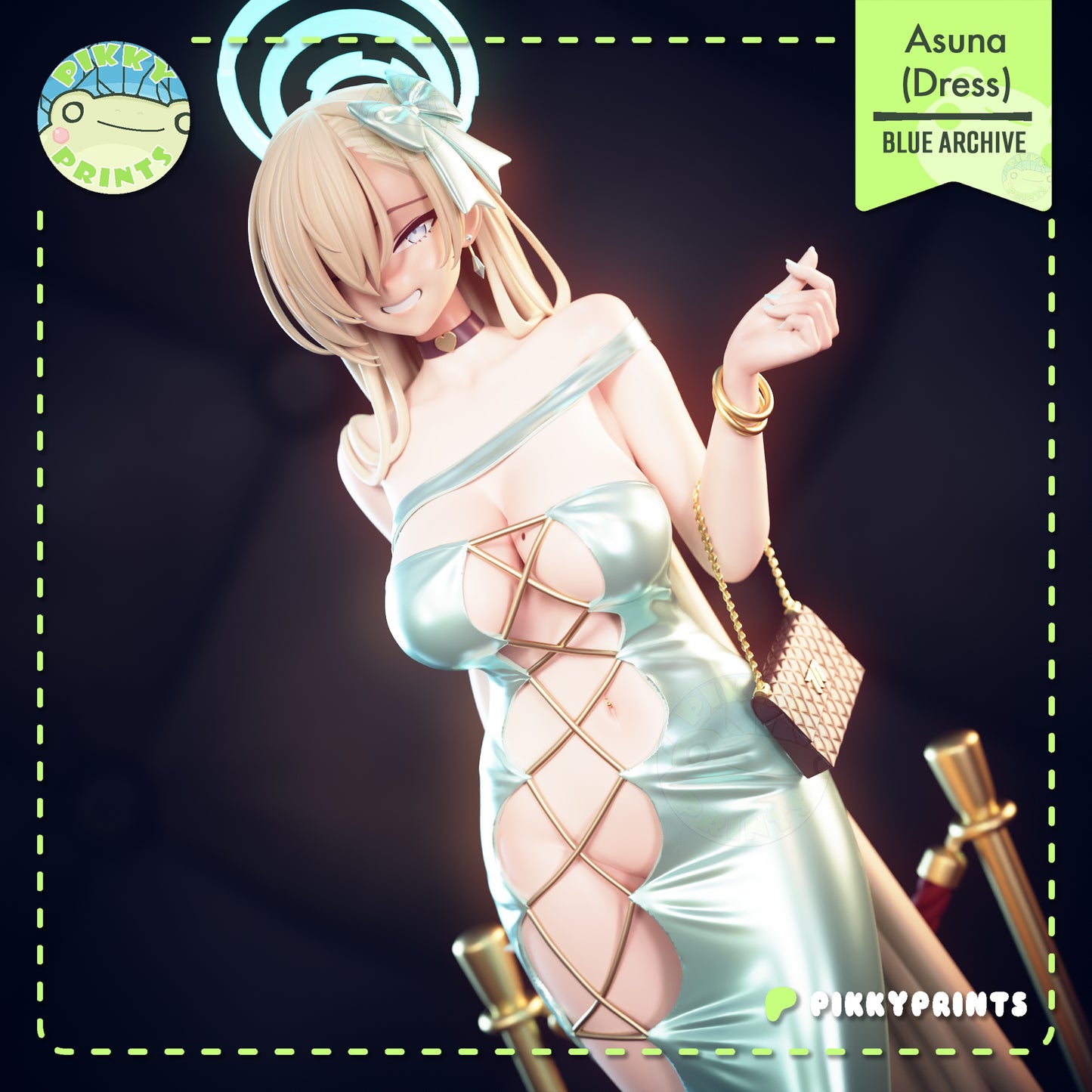 Pikky Prints Dress Asuna - Blue Archive