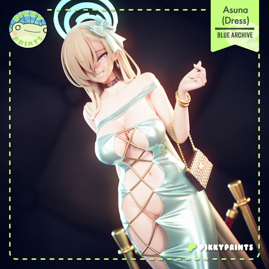 Pikky Prints Dress Asuna - Blue Archive