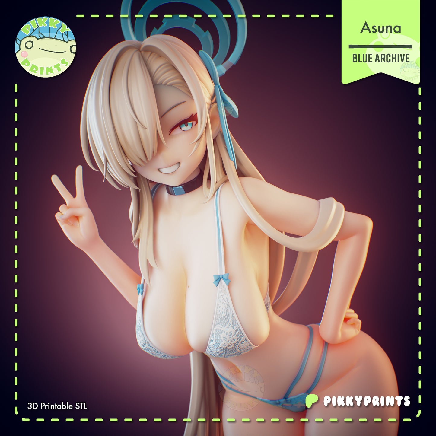 Pikky Prints Asuna - Blue Archive
