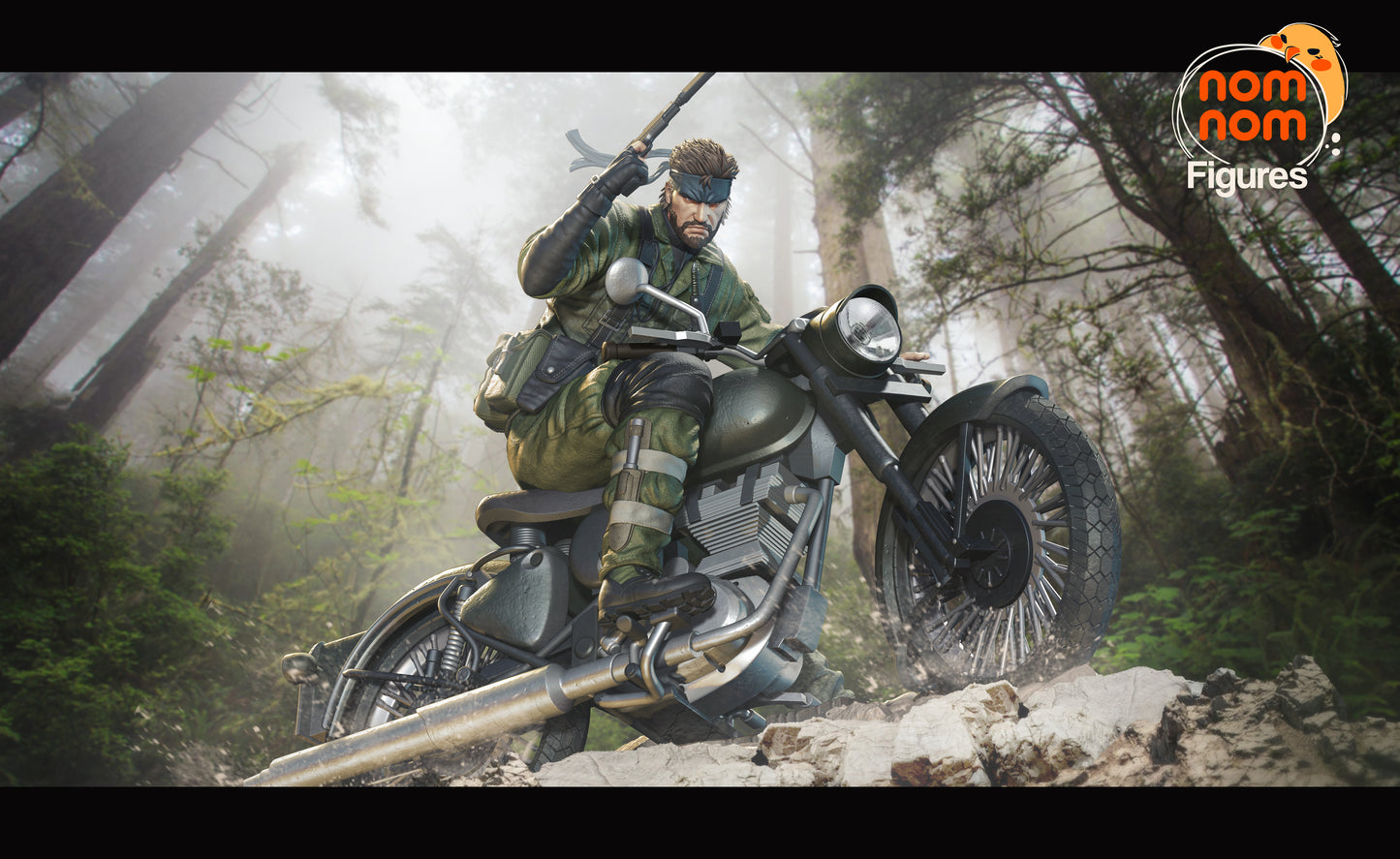 Nomnom Figures Naked Snake - Metal Gear Snake Eater